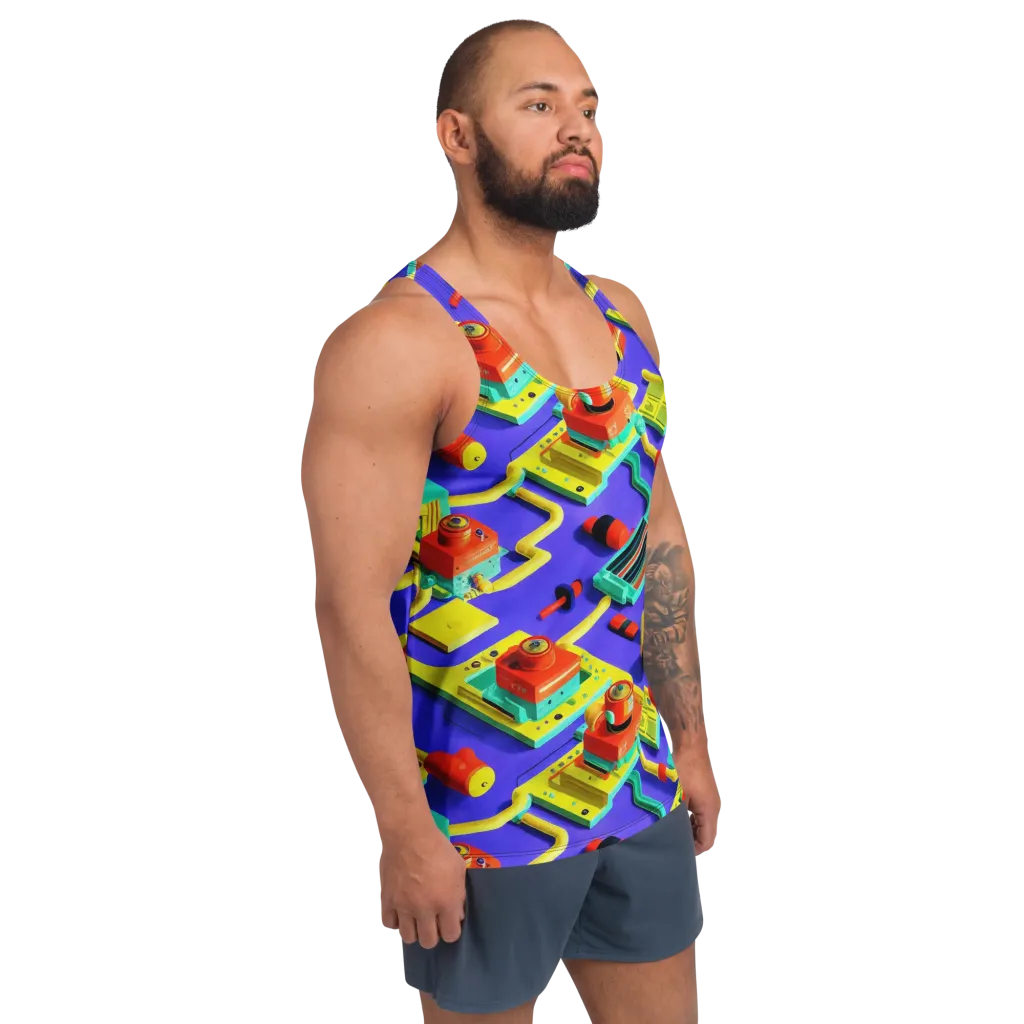 Chromatic Workshop on Men's Tank Top — Right Front