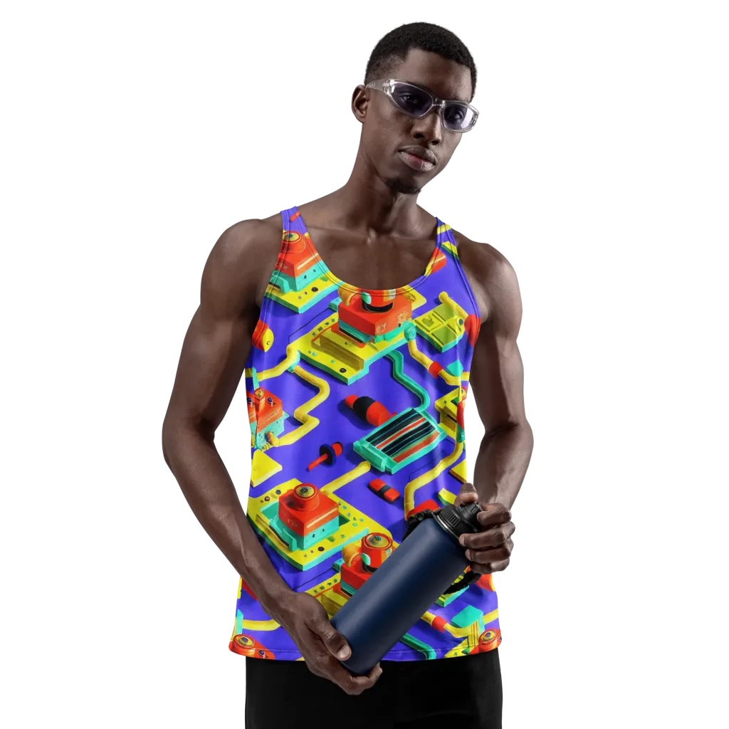 Chromatic Workshop on Men's Tank Top — Front