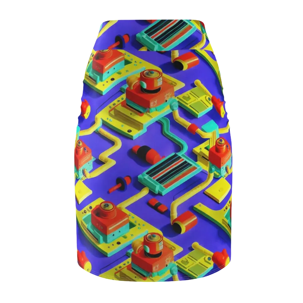 Chromatic Workshop on Pencil Skirt — Back