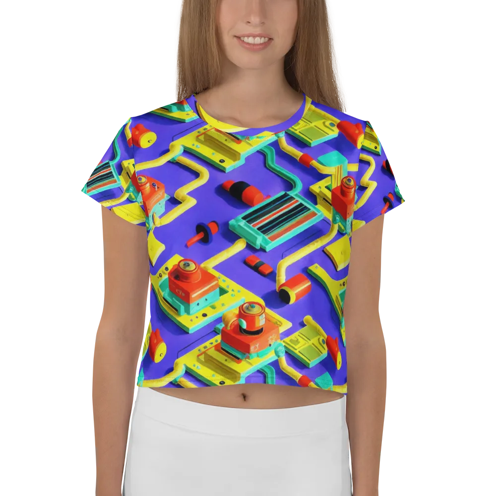 Chromatic Workshop on Crop Tee — Front
