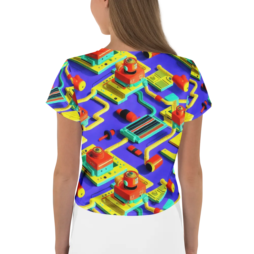 Chromatic Workshop on Crop Tee — Back