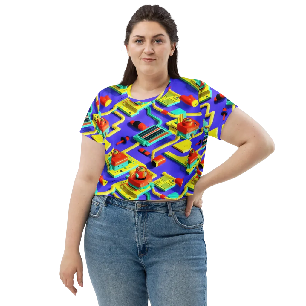 Chromatic Workshop on Crop Tee — Front