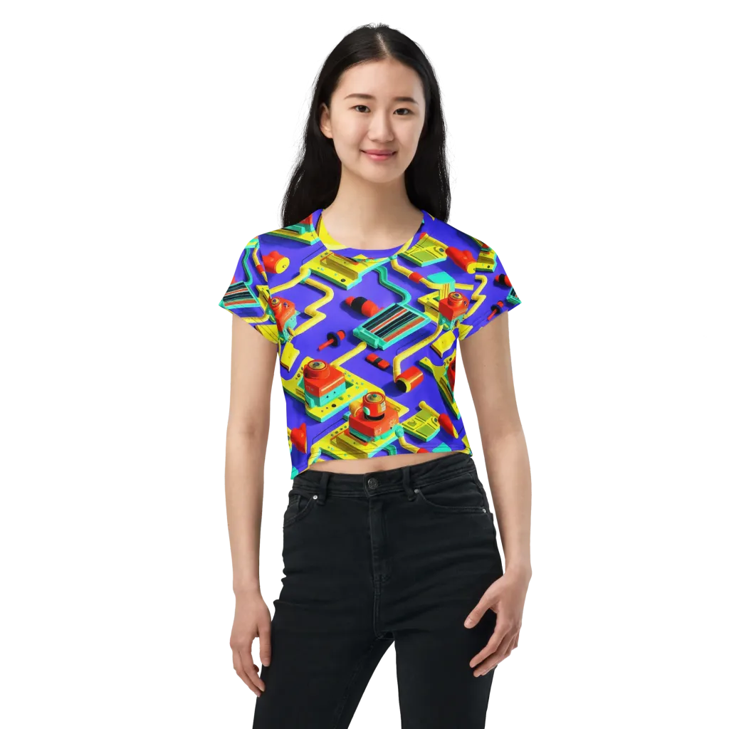 Chromatic Workshop on Crop Tee — Front