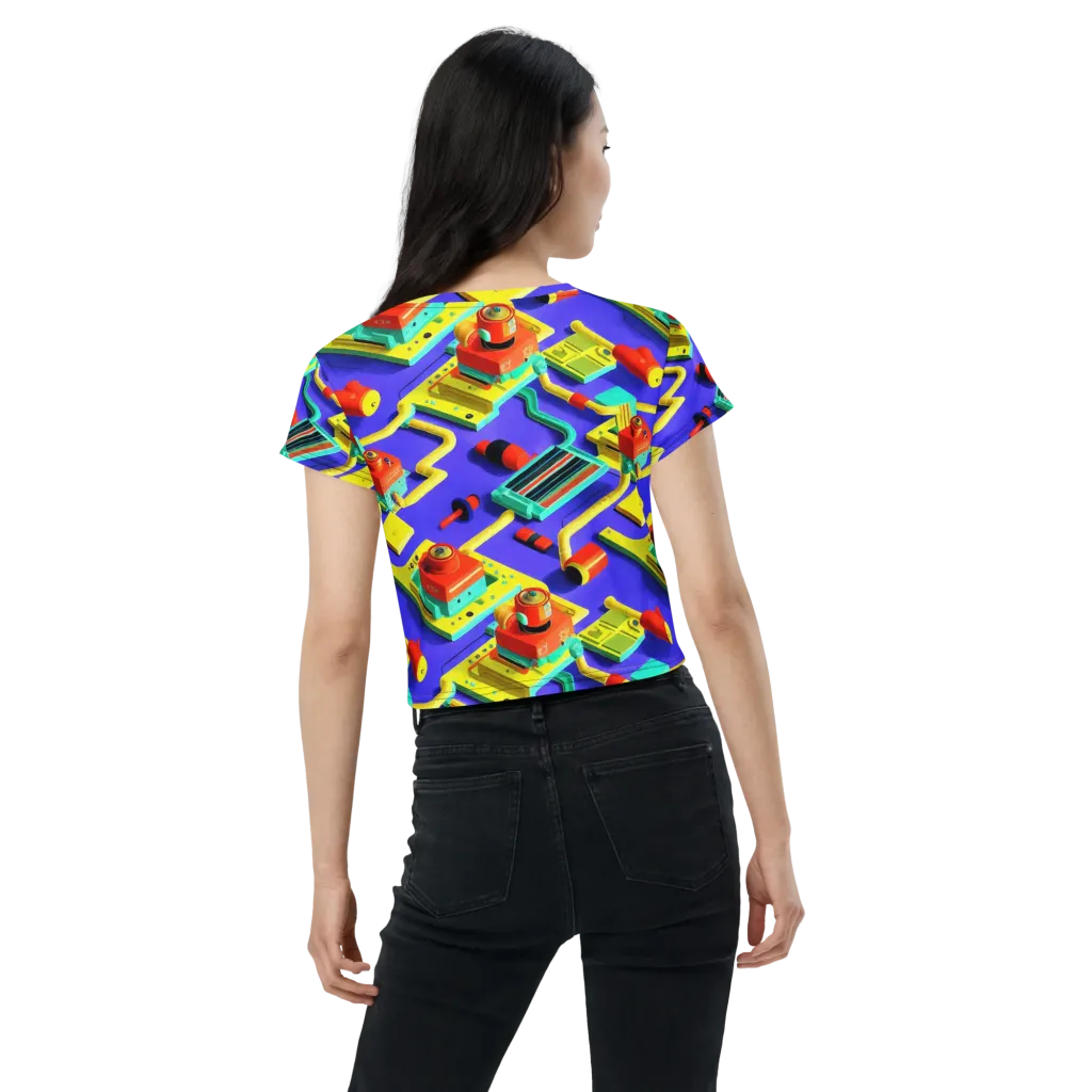 Chromatic Workshop on Crop Tee — Back