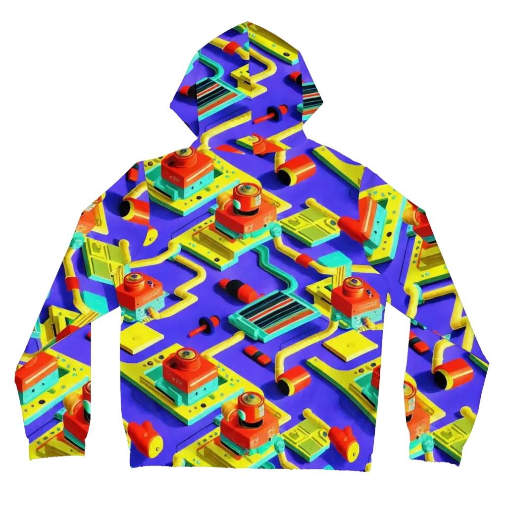 Chromatic Workshop on Women's Full-Zip Hoodie — Back