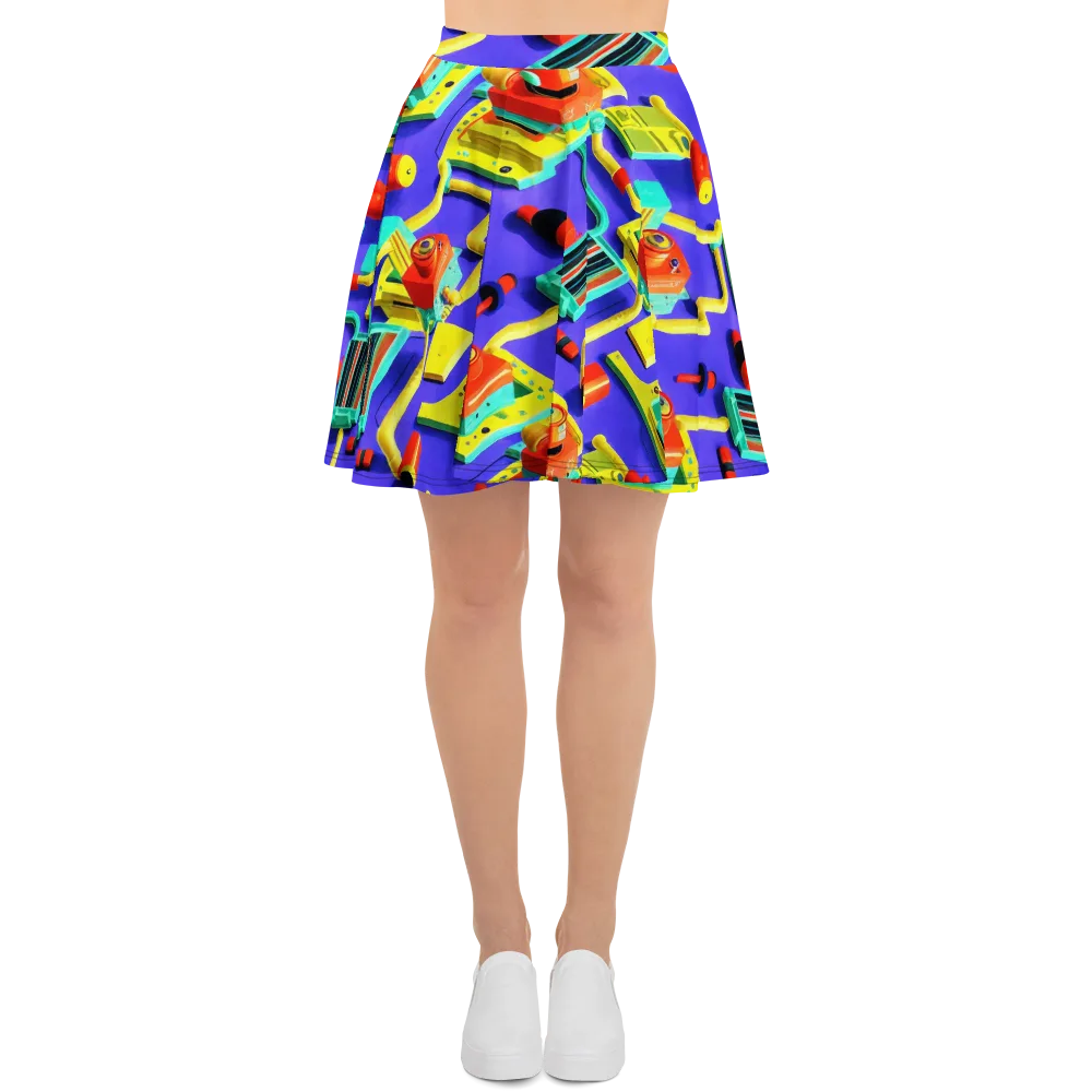 Chromatic Workshop on Skater Skirt — Front