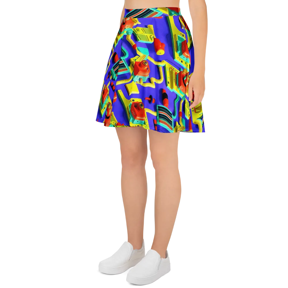 Chromatic Workshop on Skater Skirt — Left