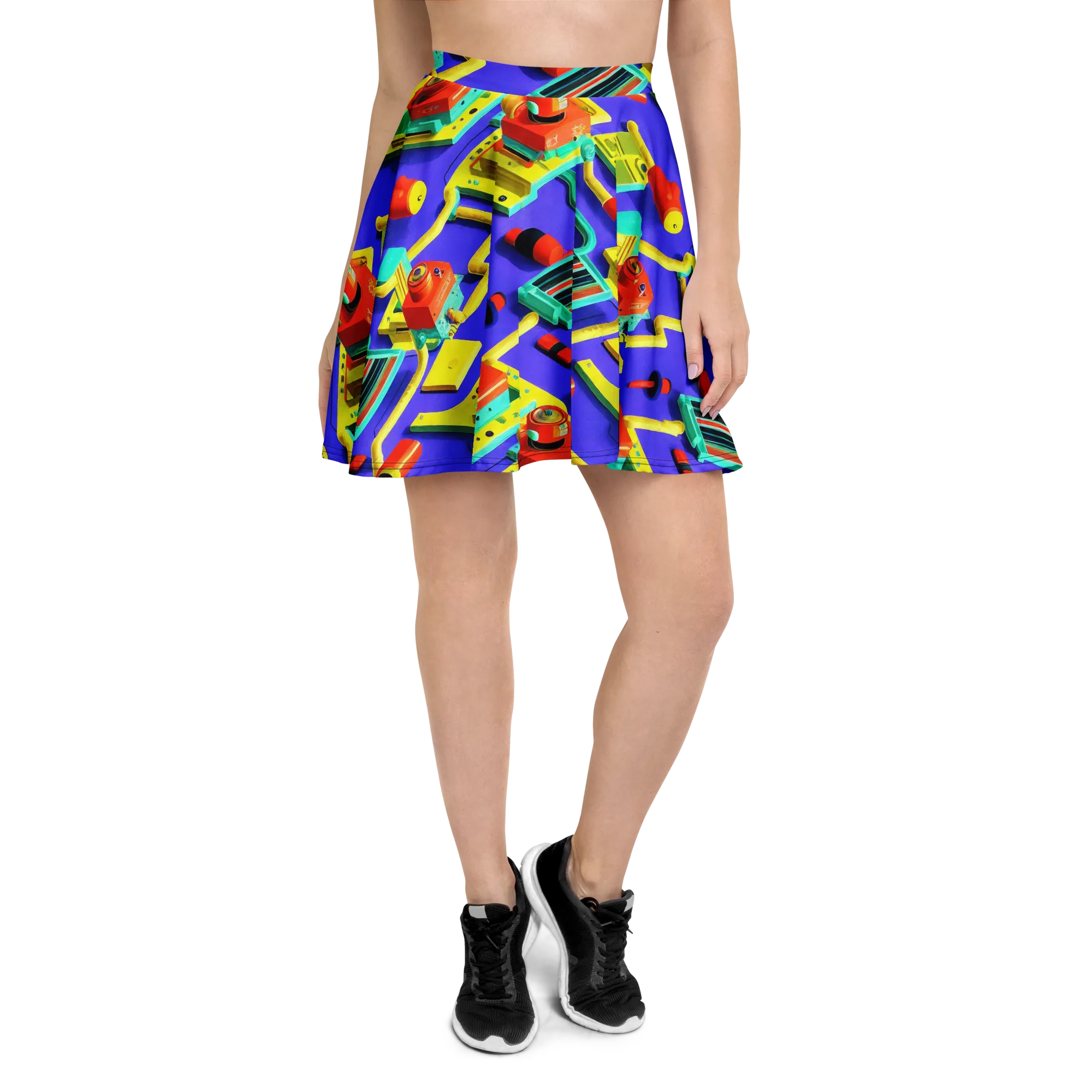 Chromatic Workshop on Skater Skirt — Front