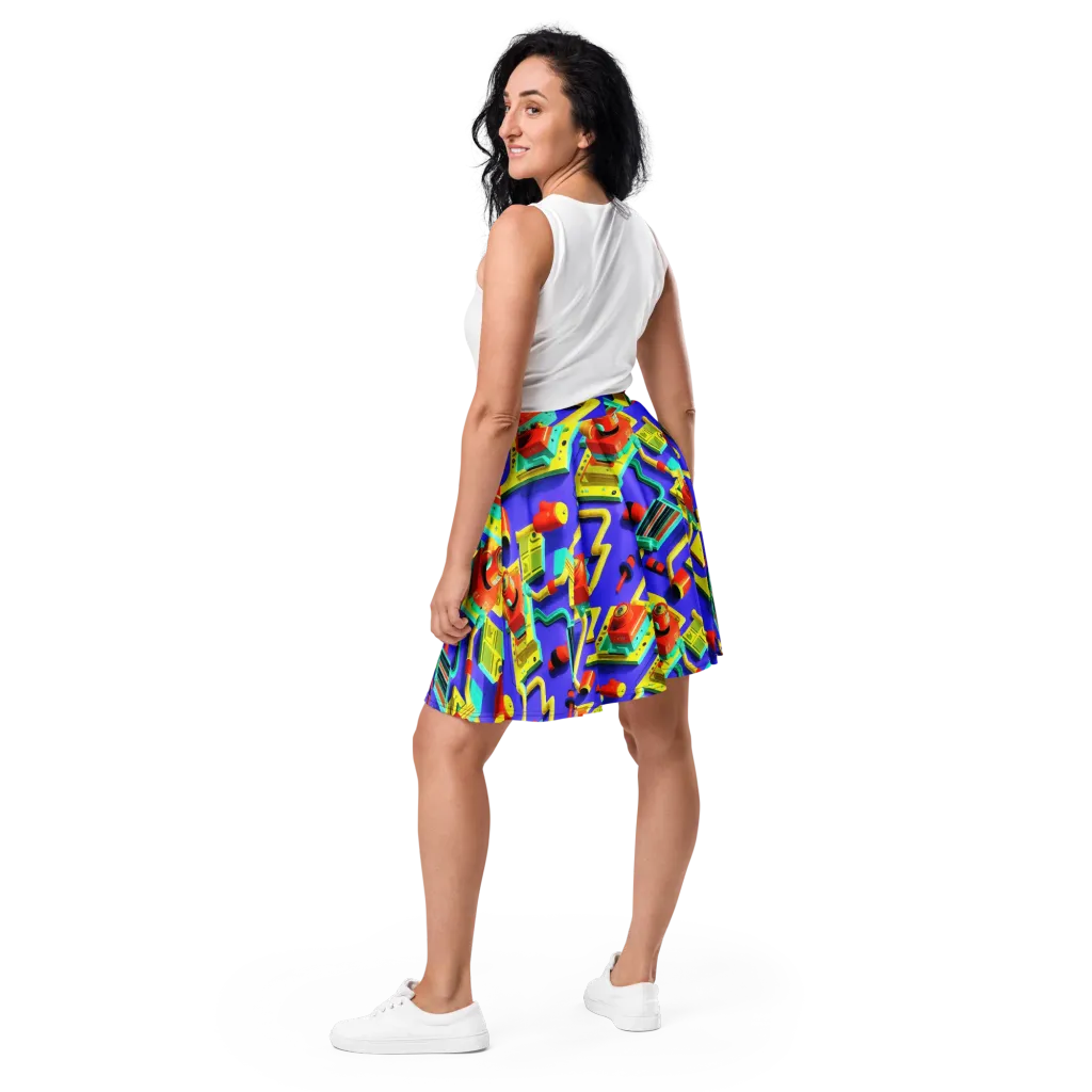 Chromatic Workshop on Skater Skirt — Back