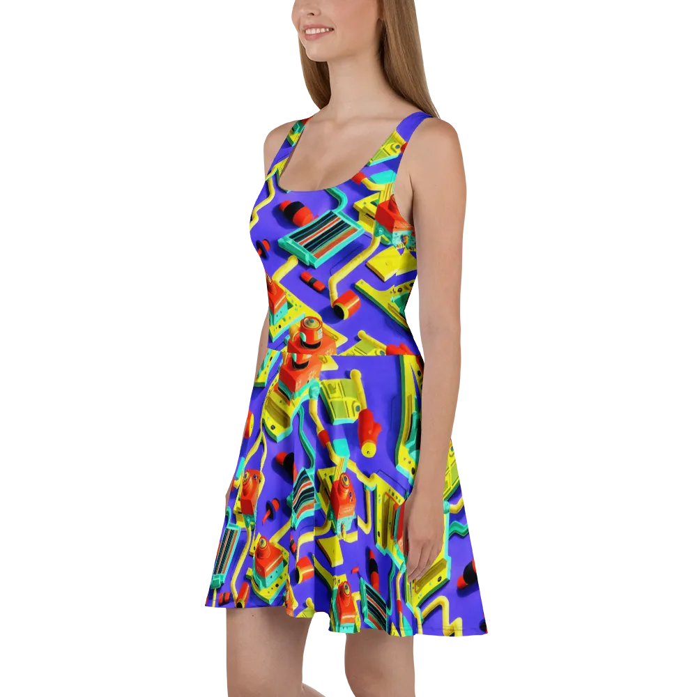 Chromatic Workshop on Skater Dress — Left