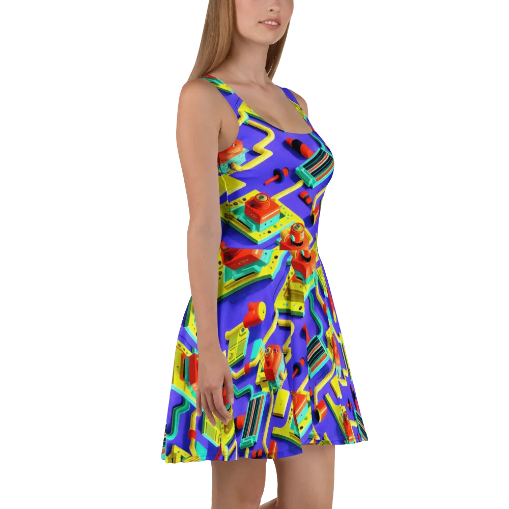 Chromatic Workshop on Skater Dress — Right