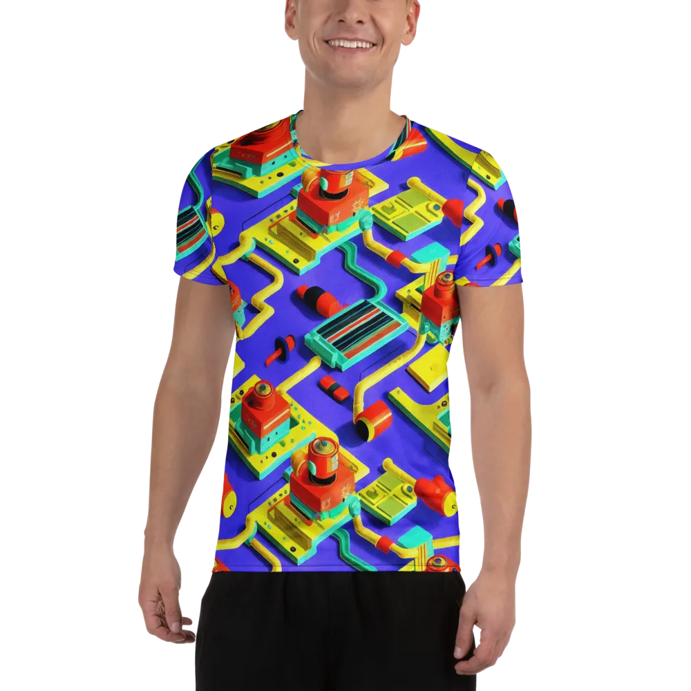Chromatic Workshop on Men's Athletic T-Shirt — Front