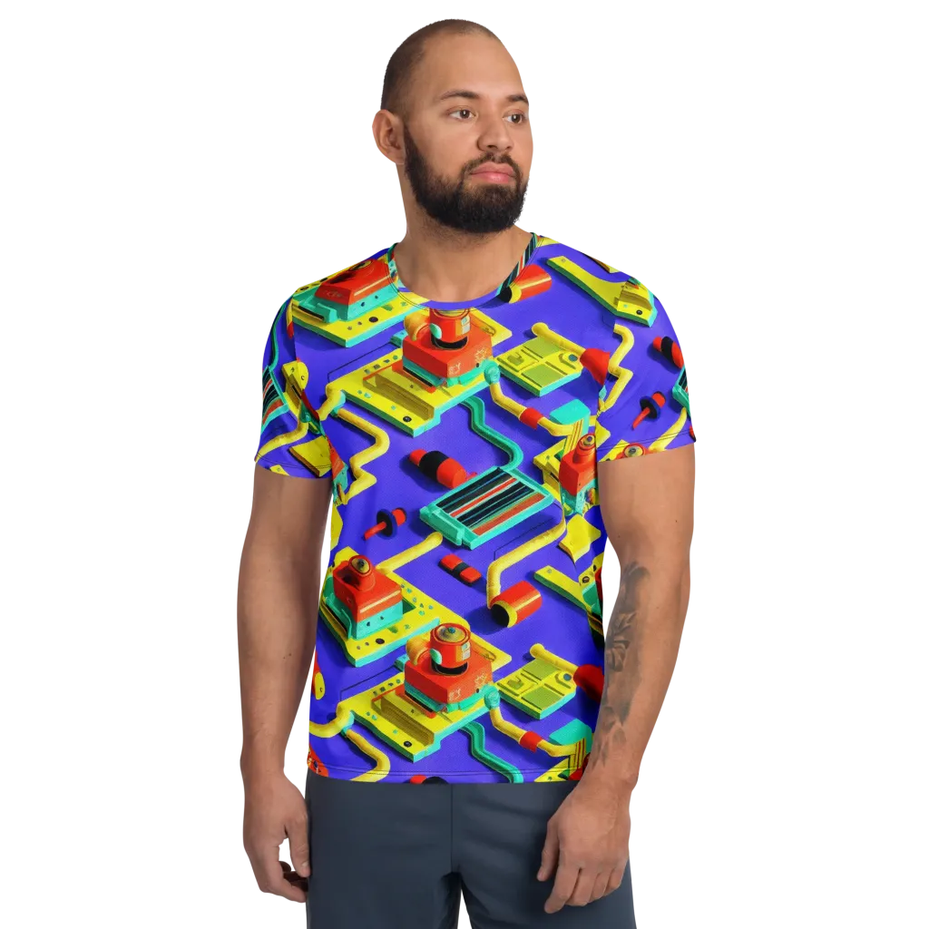 Chromatic Workshop on Men's Athletic T-Shirt — Front