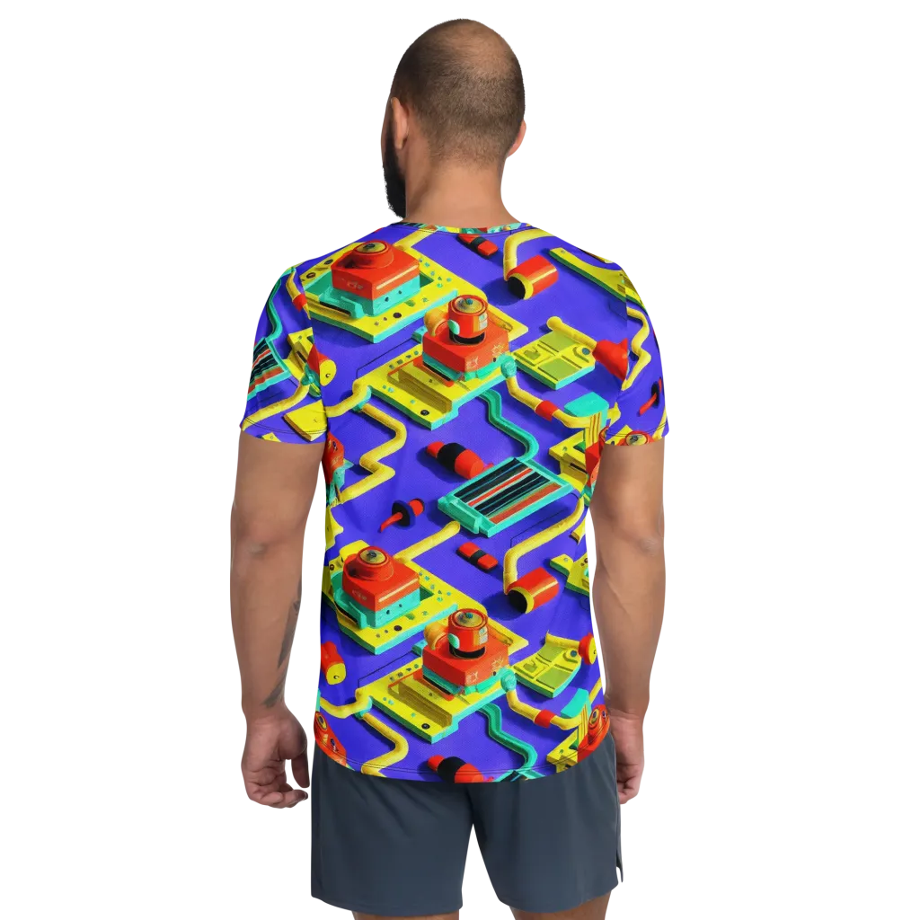 Chromatic Workshop on Men's Athletic T-Shirt — Back