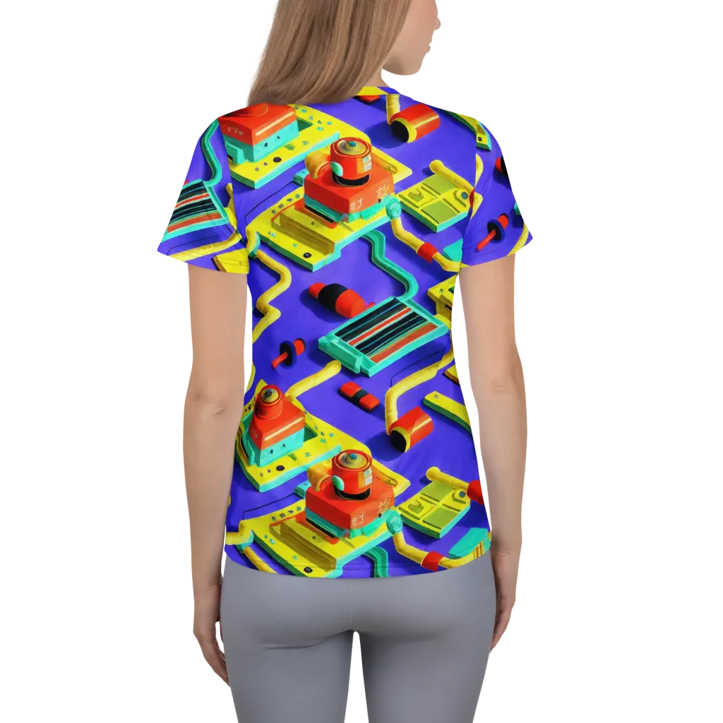 Chromatic Workshop on Women's Athletic T-Shirt — Back
