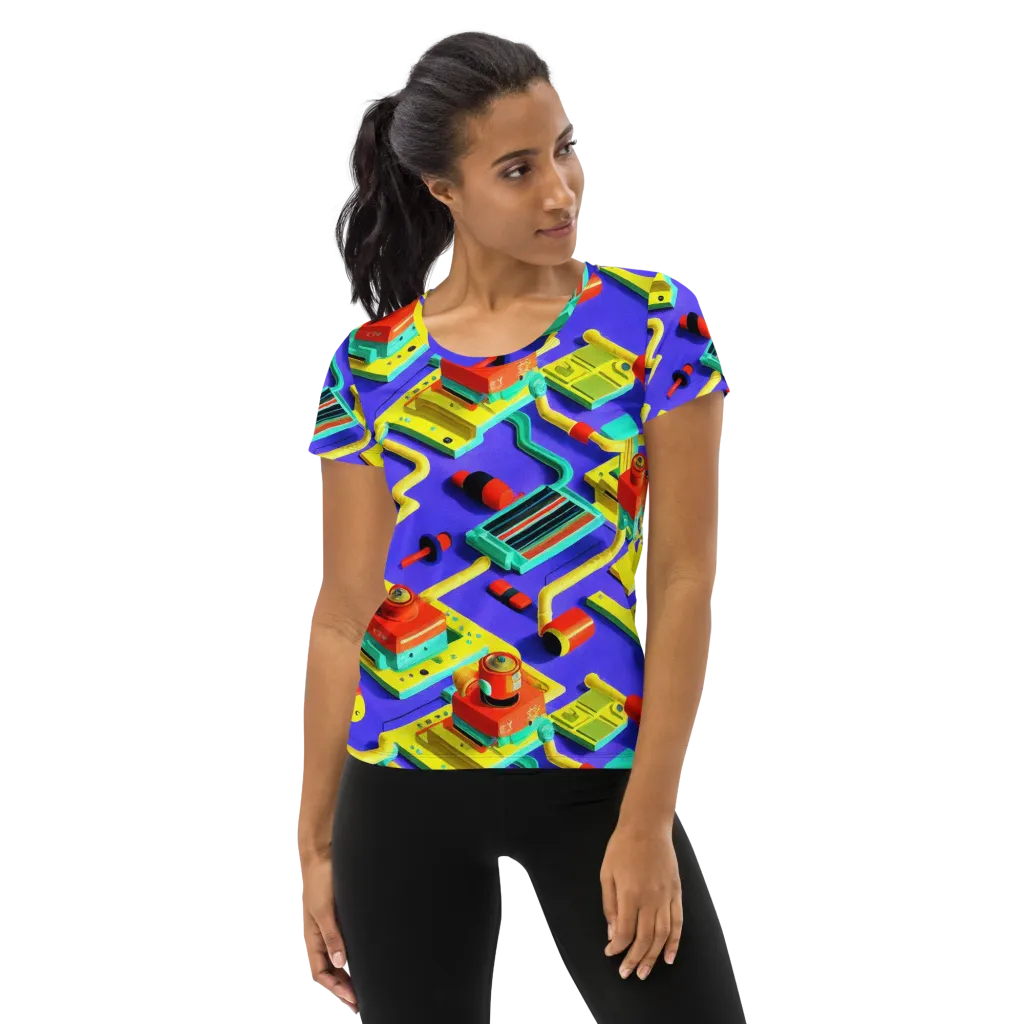Chromatic Workshop on Women's Athletic T-Shirt — Front