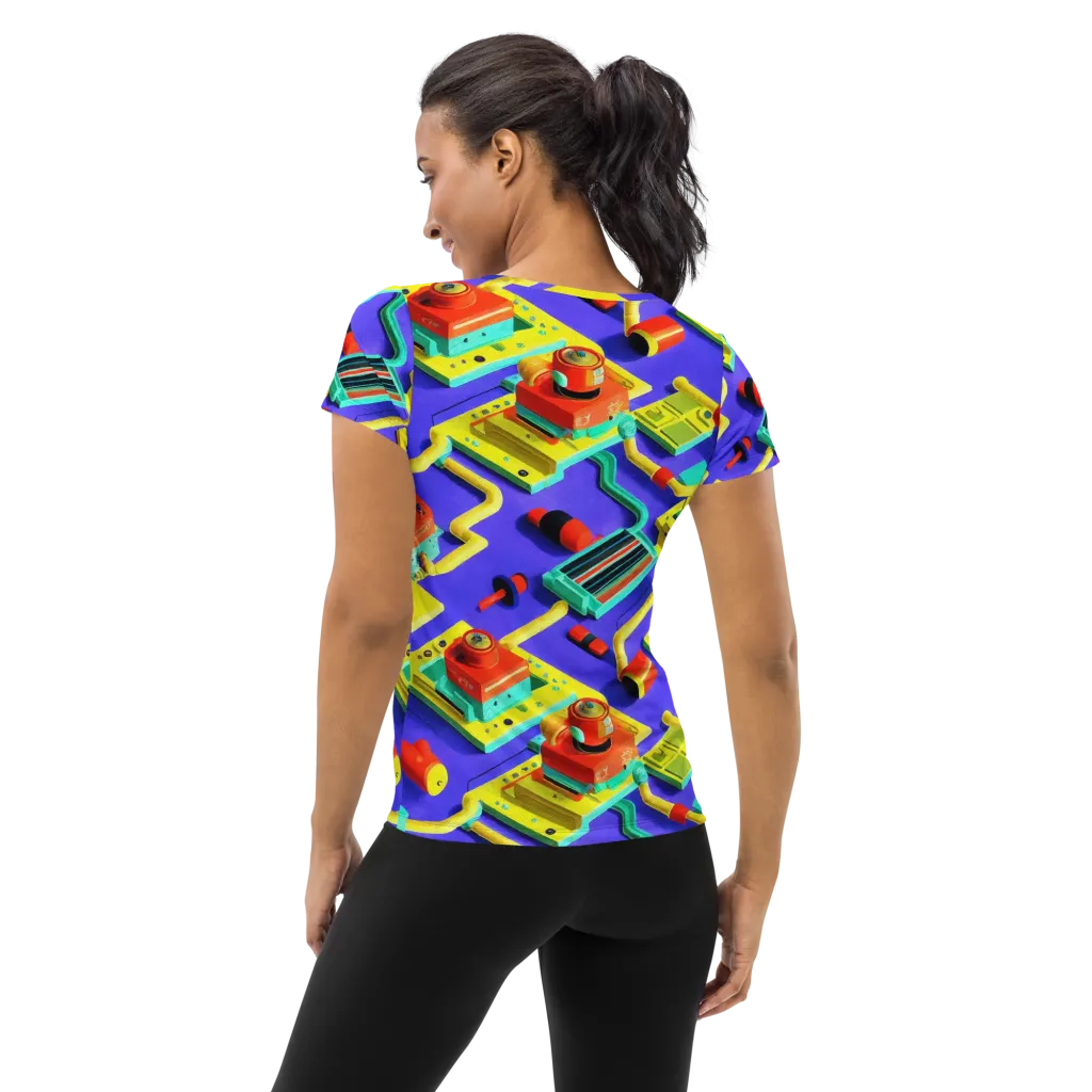Chromatic Workshop on Women's Athletic T-Shirt — Back