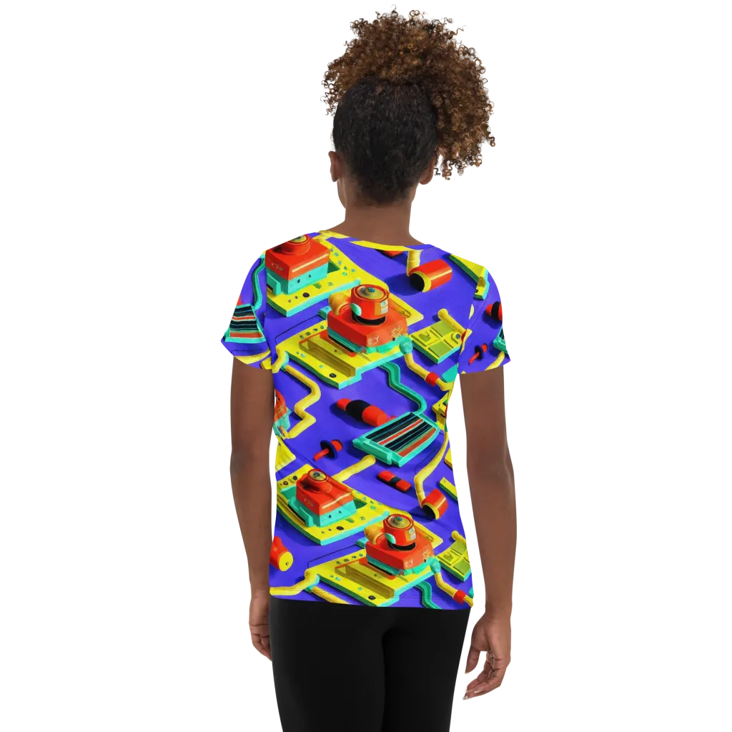 Chromatic Workshop on Women's Athletic T-Shirt — Back