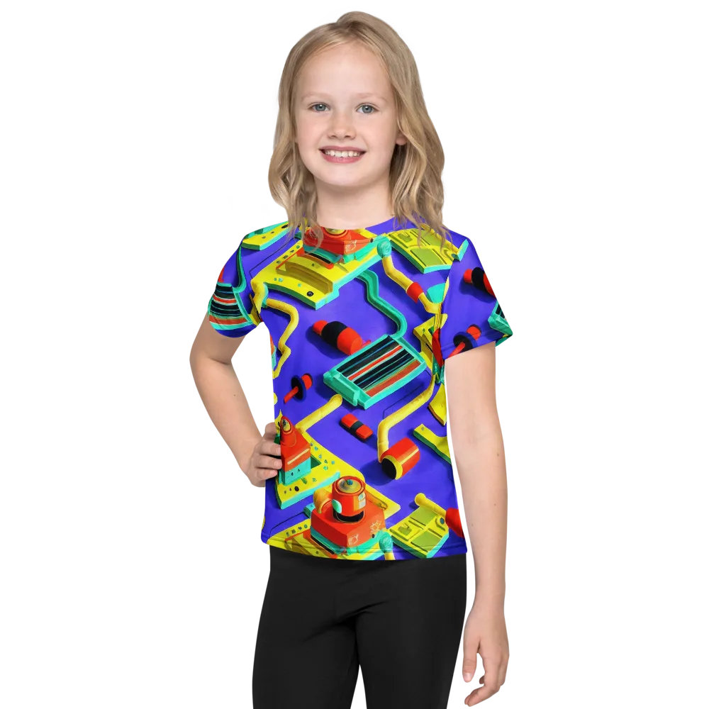 Chromatic Workshop on Kids Crew Neck T-Shirt — Front
