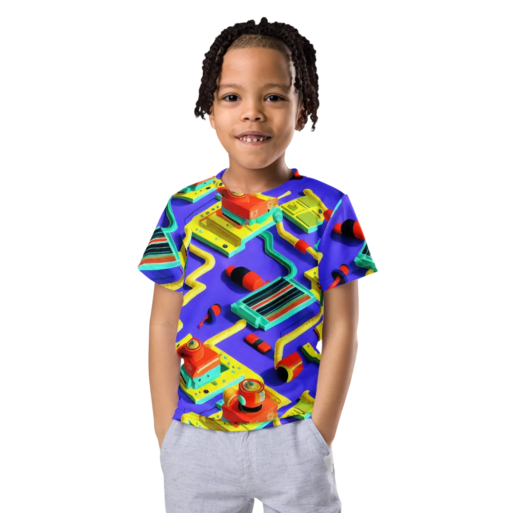 Chromatic Workshop on Kids Crew Neck T-Shirt — Front