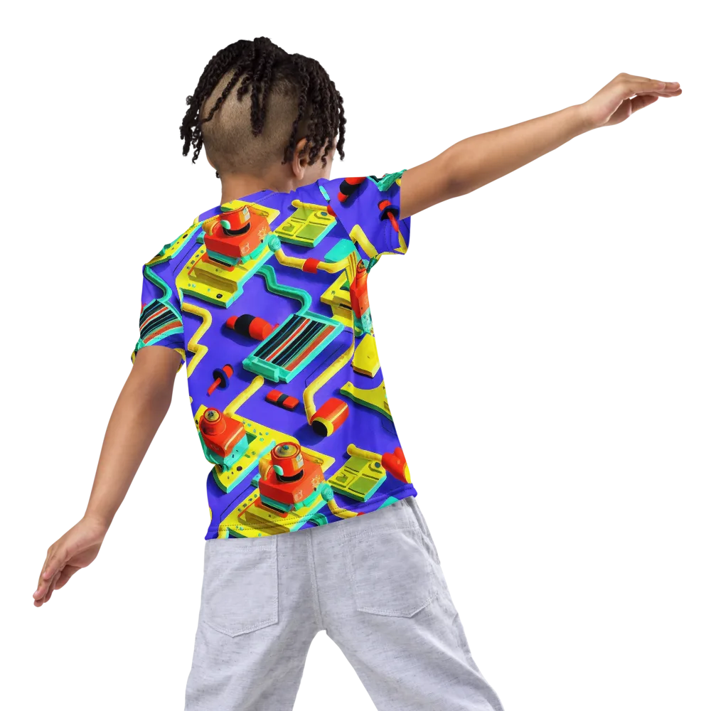 Chromatic Workshop on Kids Crew Neck T-Shirt — Back
