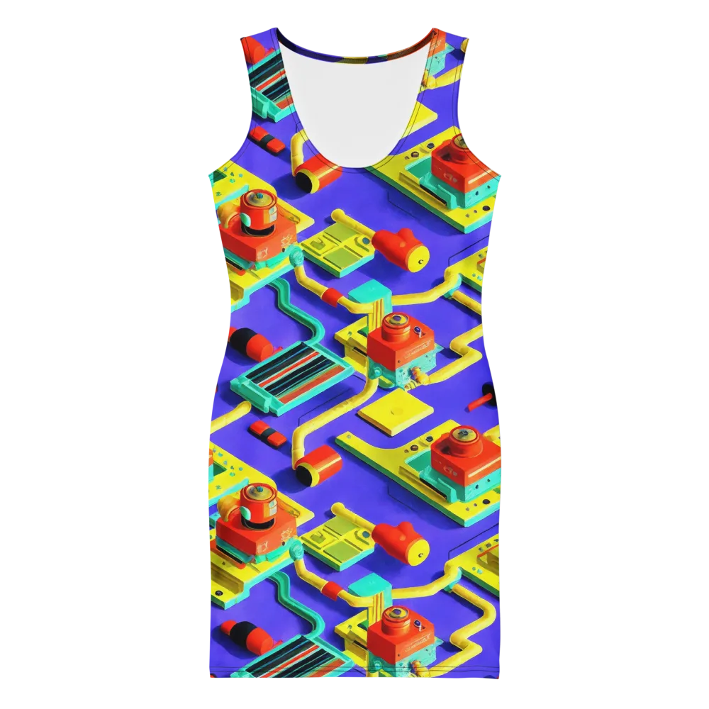 Chromatic Workshop on Bodycon Dress — Front