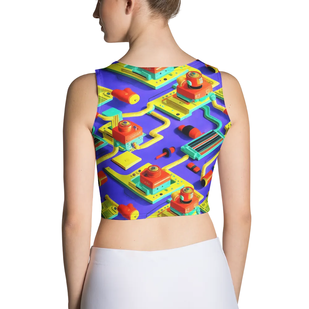 Chromatic Workshop on Crop Top — Back