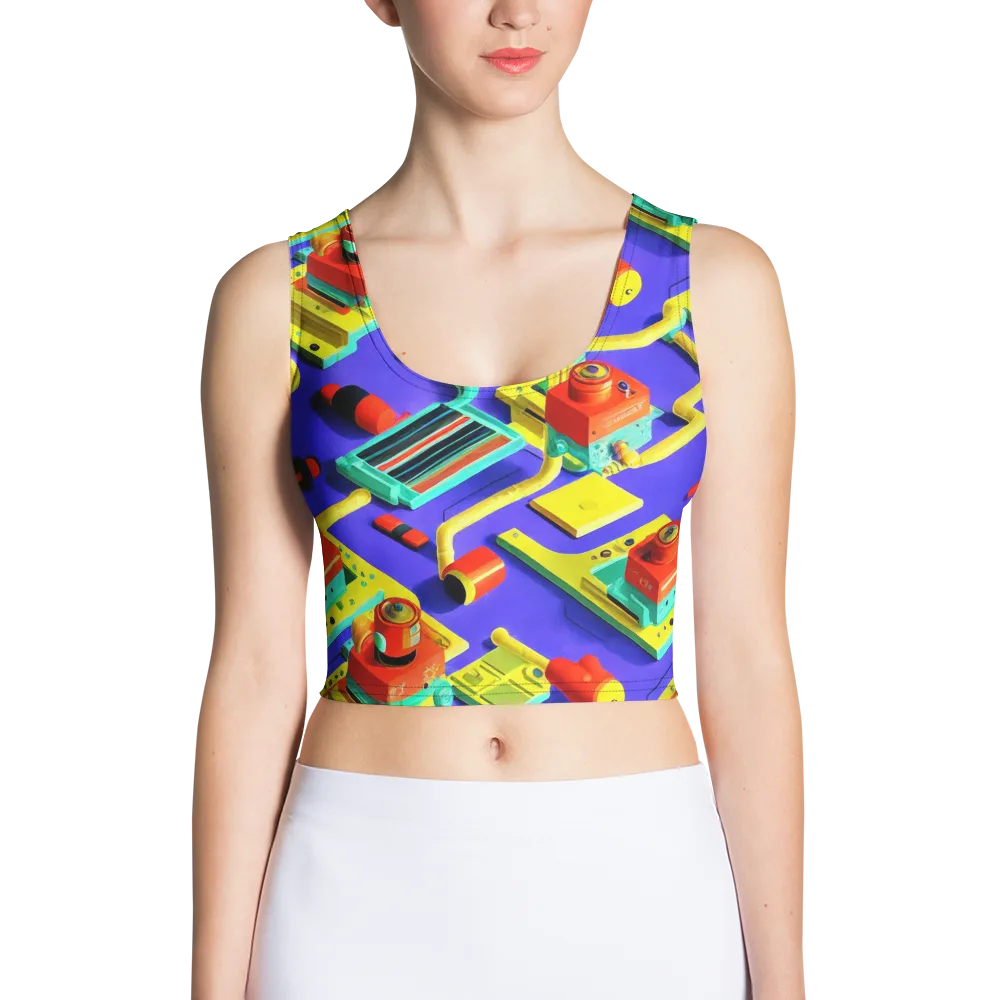 Chromatic Workshop on Crop Top — Front