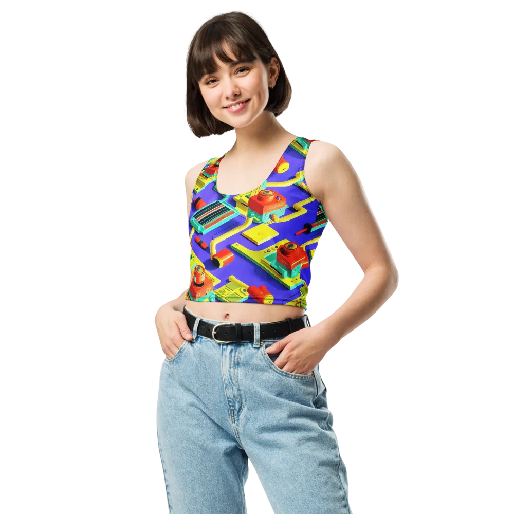 Chromatic Workshop on Crop Top — Front