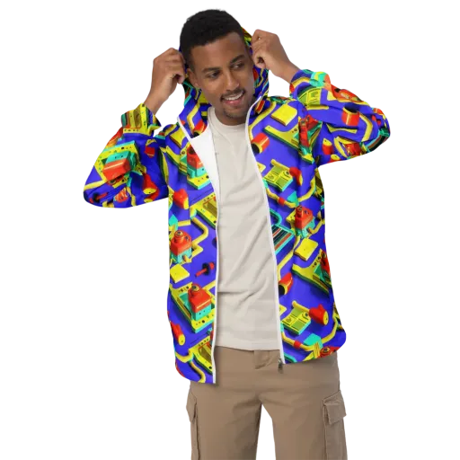 Chromatic Workshop on a Men's Windbreaker