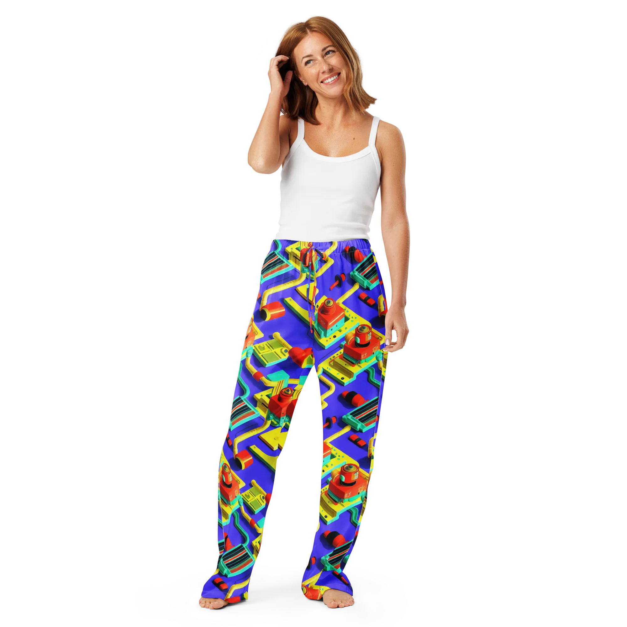 Chromatic Workshop on Women's Pajama Pants — Front