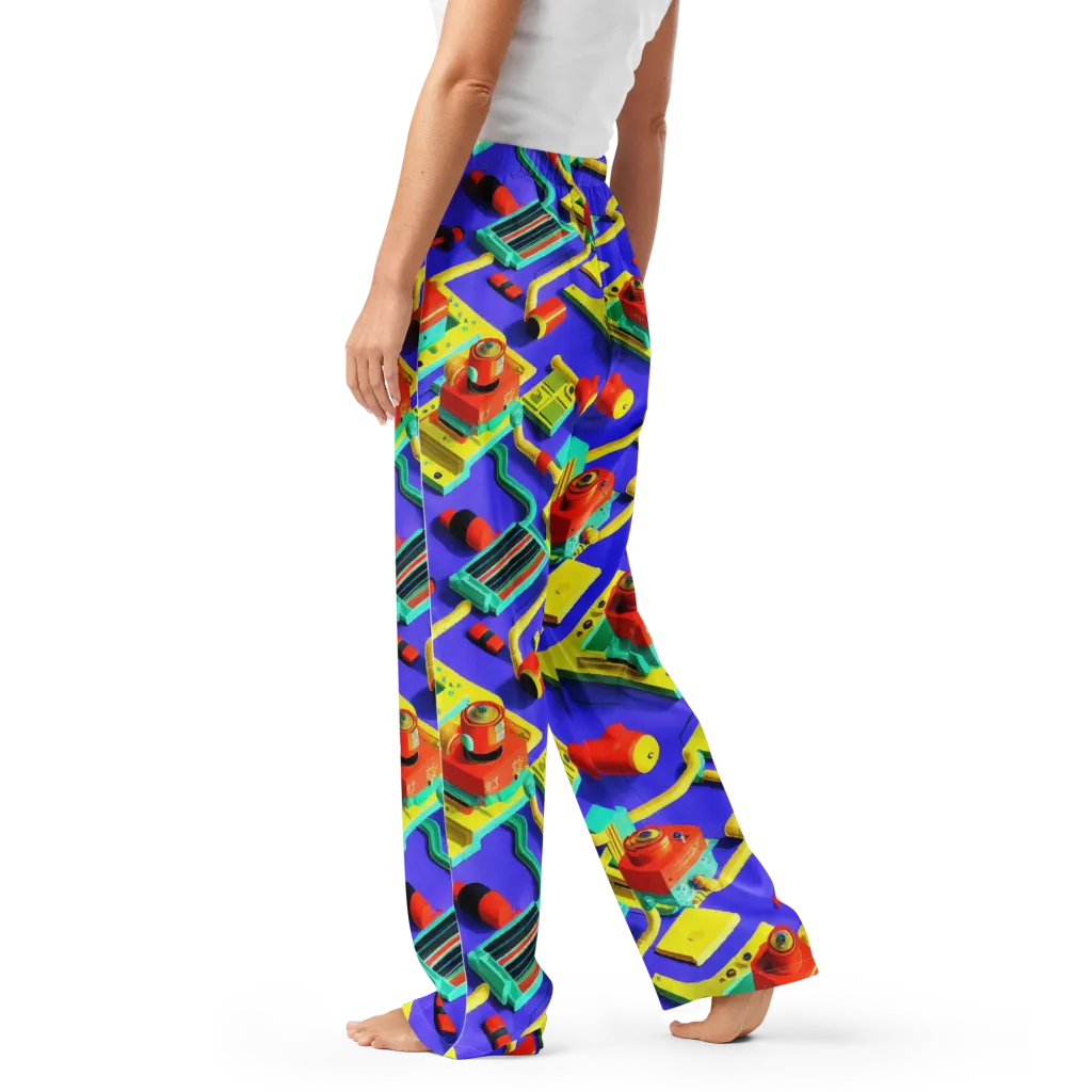 Chromatic Workshop on Women's Pajama Pants — Left