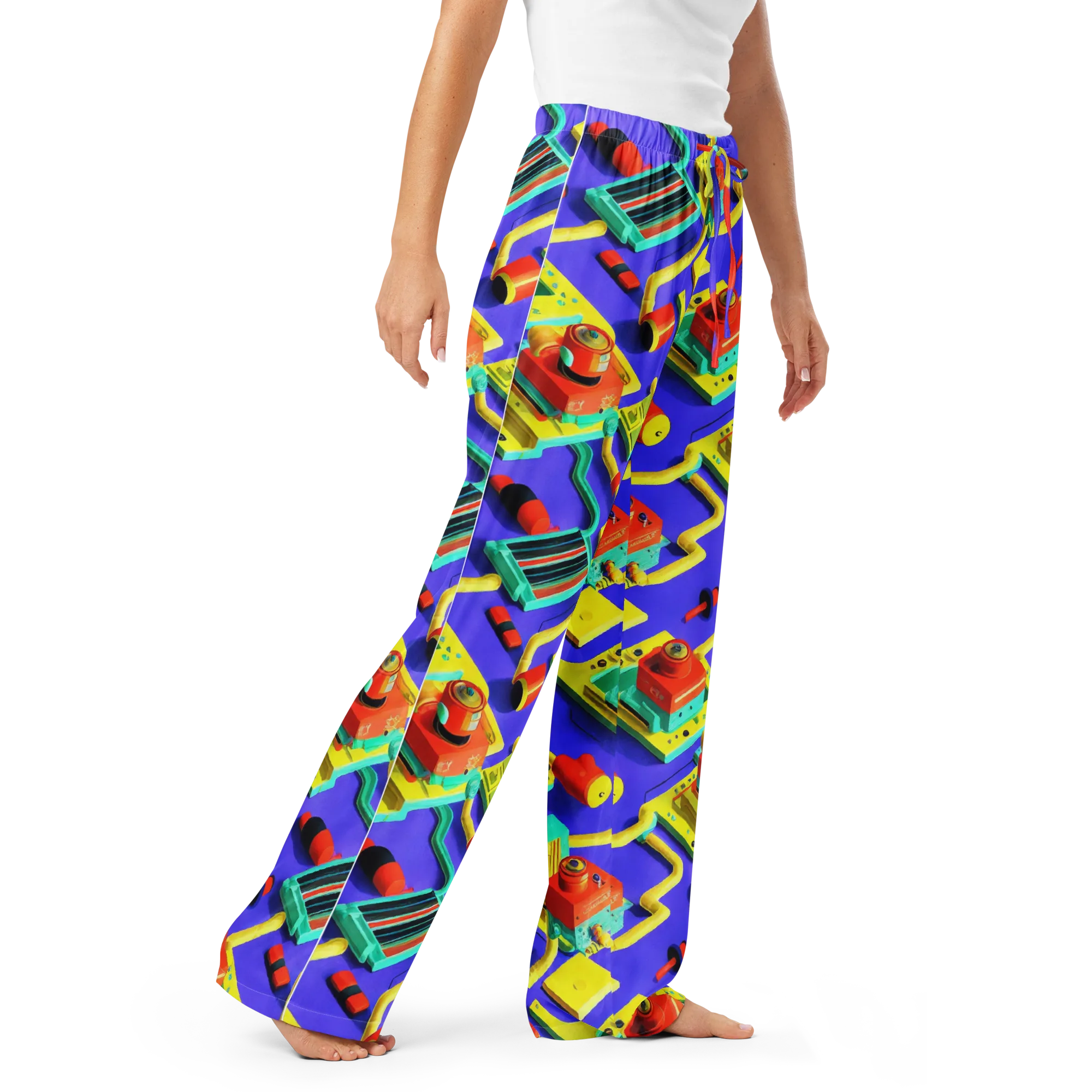 Chromatic Workshop on Women's Pajama Pants — Right Front