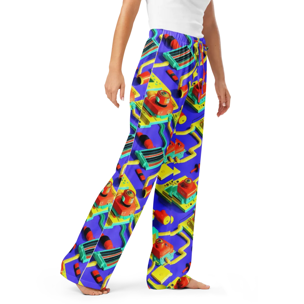 Chromatic Workshop on Women's Pajama Pants — Right Front