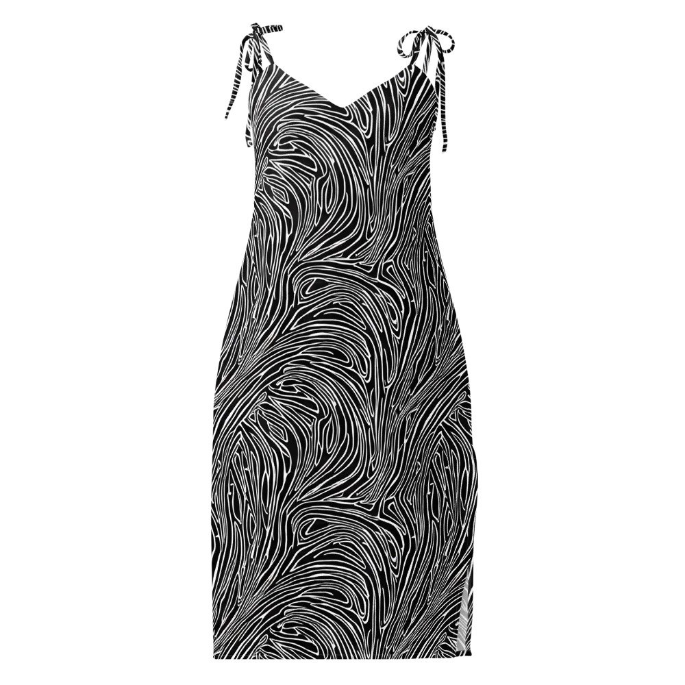 Obsidian Flow on Slip Dress — Front