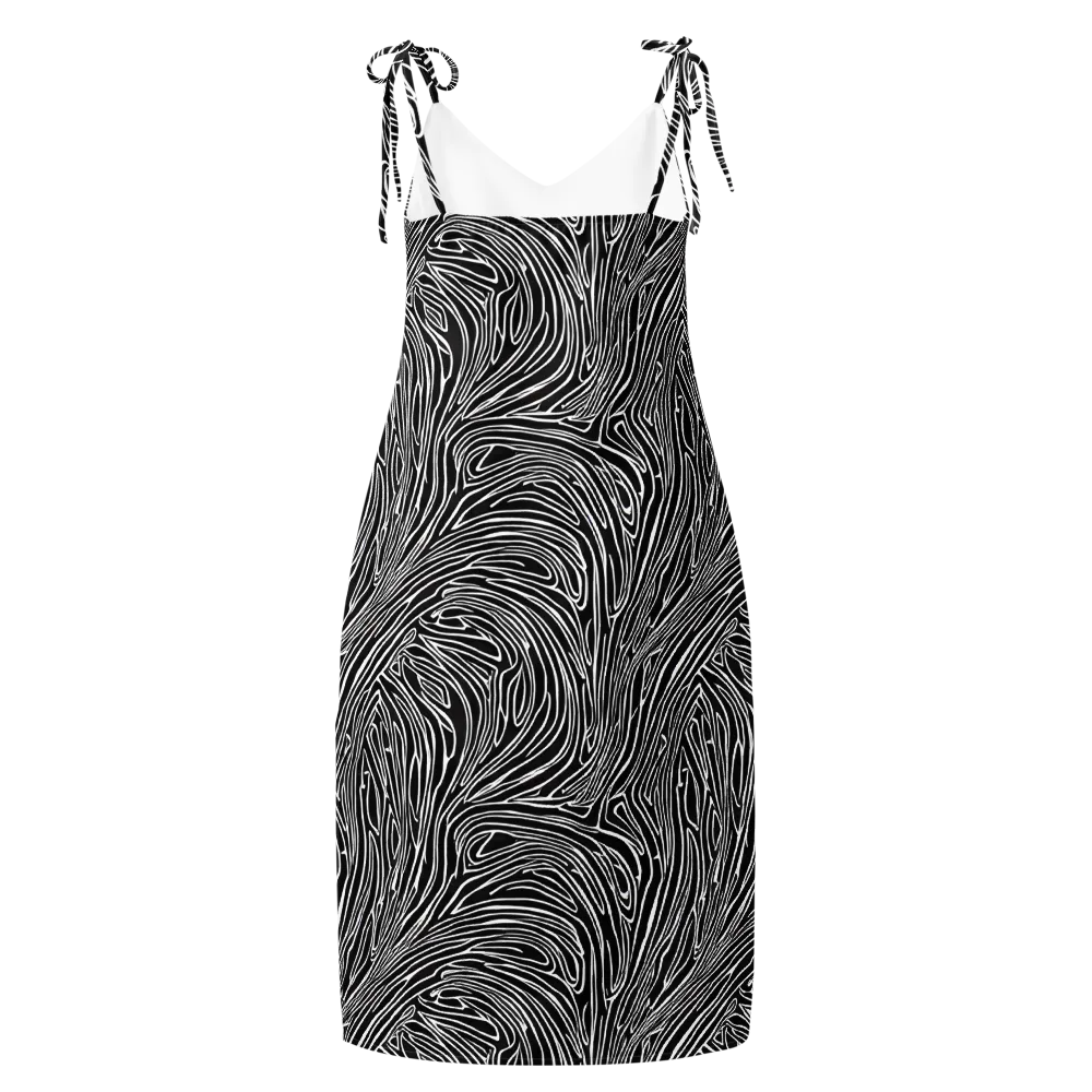 Obsidian Flow on Slip Dress — Back