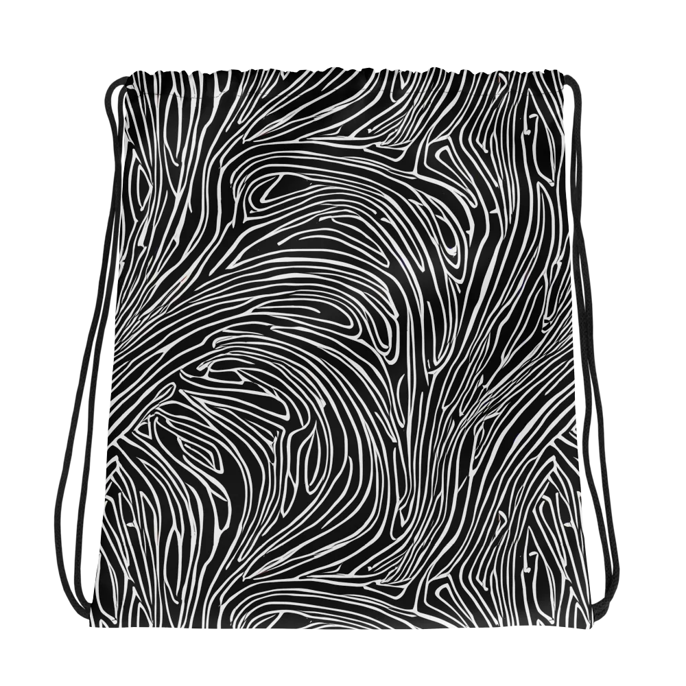 Obsidian Flow on Drawstring Bag — Photo
