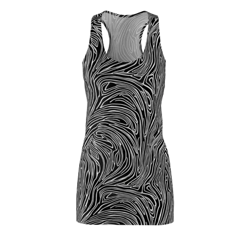 Obsidian Flow on a Racerback Dress