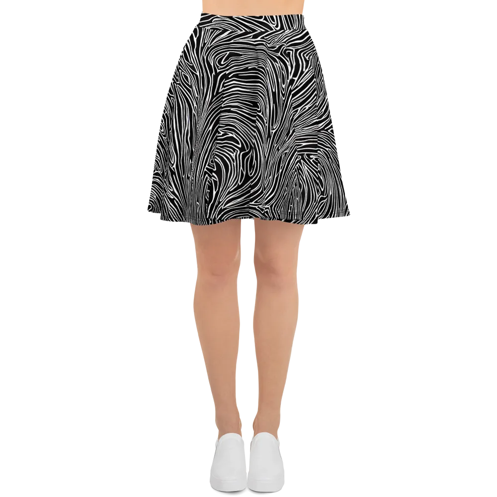 Obsidian Flow on Skater Skirt — Front