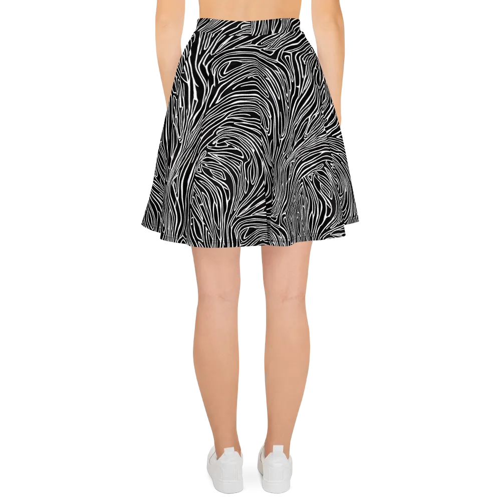 Obsidian Flow on Skater Skirt — Back