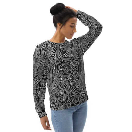 Obsidian Flow on a Sweatshirt