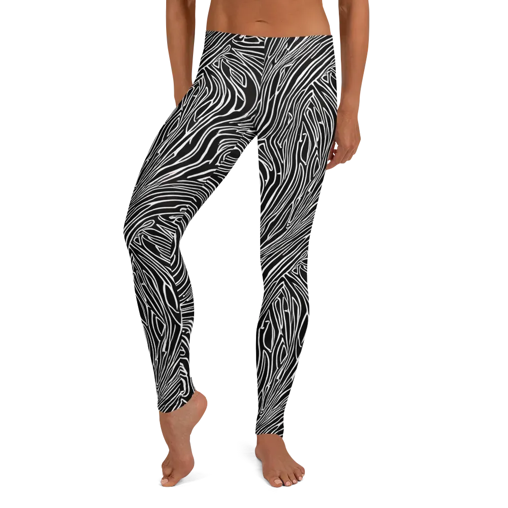 Obsidian Flow on Leggings — Front
