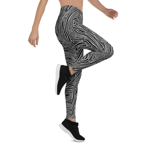 Obsidian Flow on a Leggings