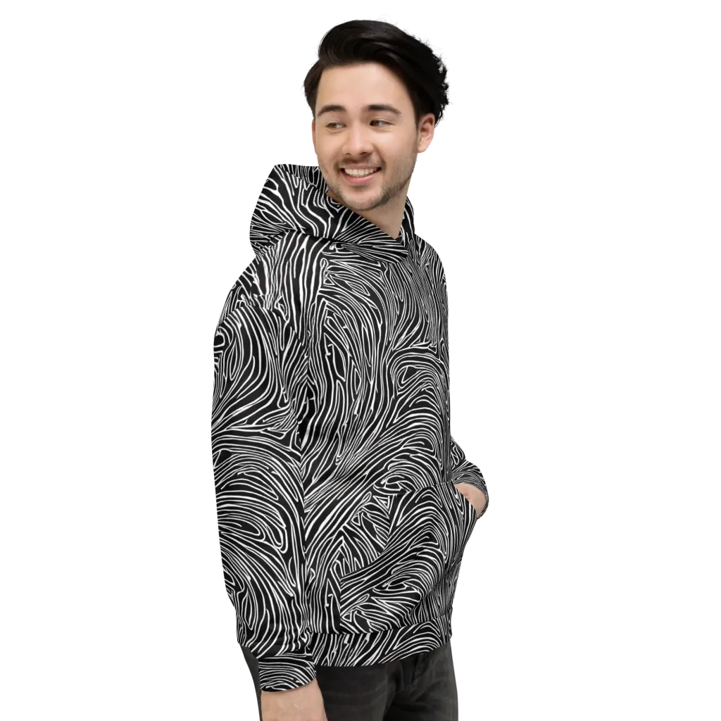 Obsidian Flow on Hoodie — Right