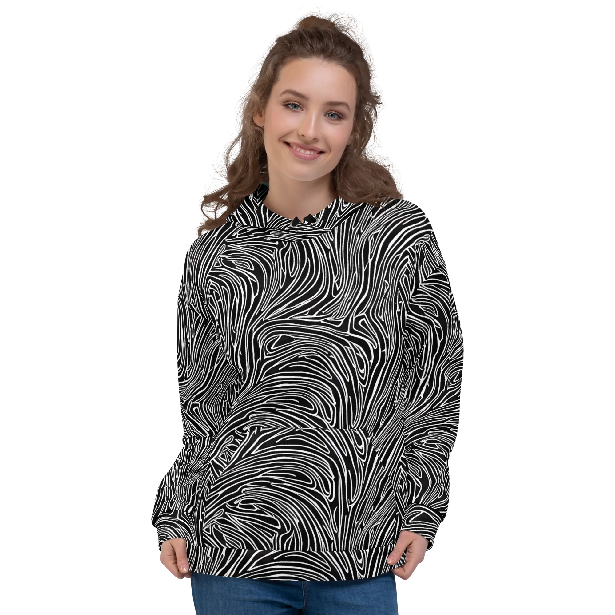 Obsidian Flow on Hoodie — Front