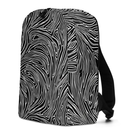 Obsidian Flow on a Minimalist Backpack