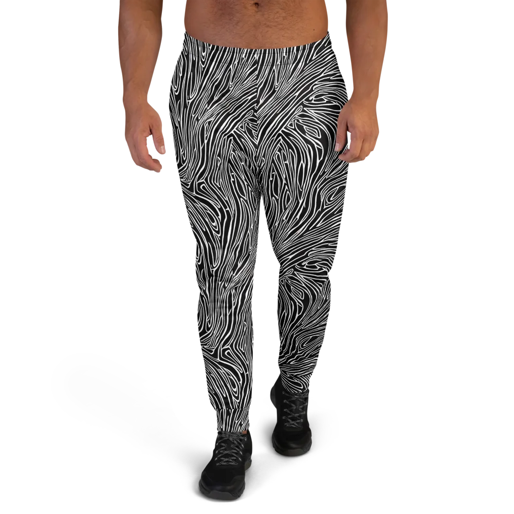 Obsidian Flow on Men's Joggers — Front