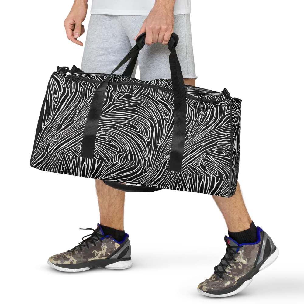 Obsidian Flow on Duffle Bag — Front
