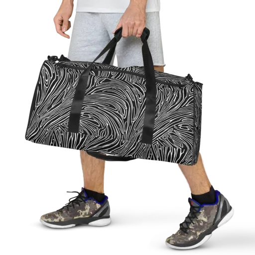 Obsidian Flow on a Duffle Bag