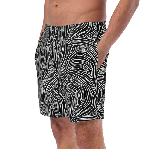 Obsidian Flow on a Swim Trunks